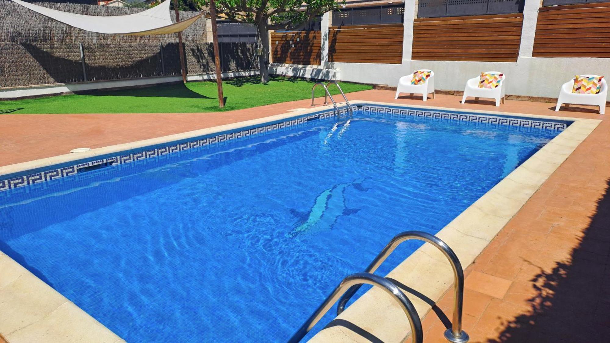 Morera Blanca Piscina, Barbacoa, Chill-Out San Mateu de Bages Buitenkant foto