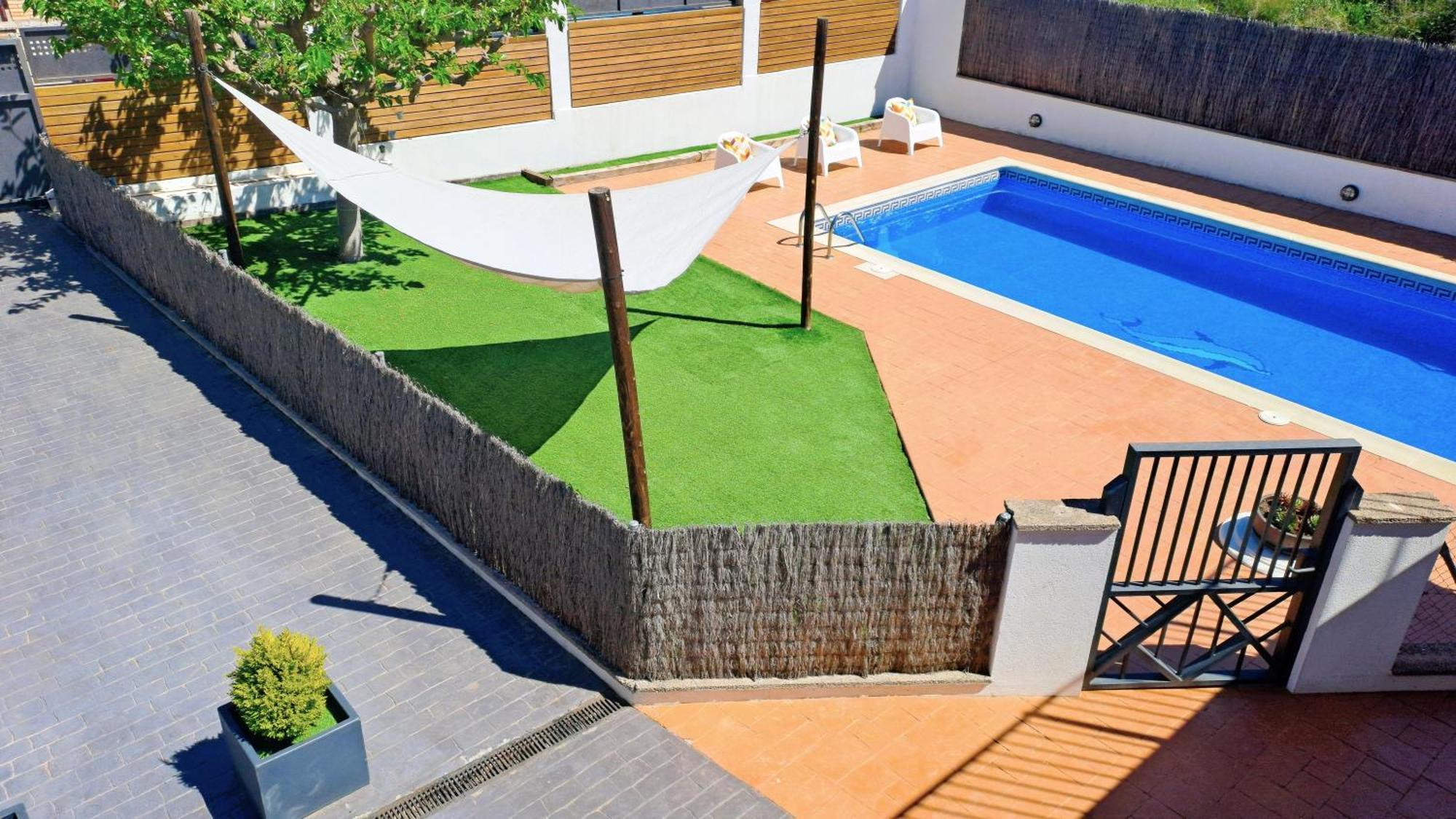 Morera Blanca Piscina, Barbacoa, Chill-Out San Mateu de Bages Buitenkant foto